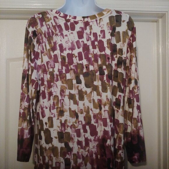 Logo by Lori Goldstein Paint Brush Purple Lace Boho Fairy Top L - Picture 6 of 11